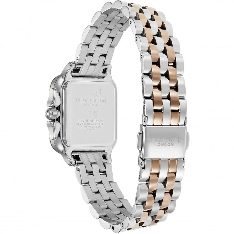 Olivia Burton Grosvenor Ladies Two-Tone Rose Gold Watch 24000125