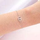 Olivia Burton Jewellery Bejwelled Interlink Silver Bracelet OBJCOB09