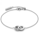 Olivia Burton Jewellery Bejwelled Interlink Silver Bracelet OBJCOB09