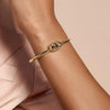 Olivia Burton Jewellery Lovers Knot Gold Bangle 24100223 Olivia Burton