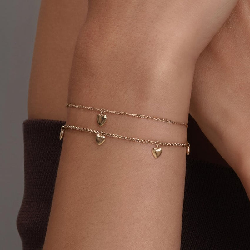 Olivia Burton Jewellery Mini Hearts Gold Bracelet 24100460