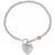 Olivia Burton Jewellery Knot Heart Silver Bracelet 24100035