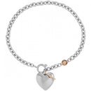 Olivia Burton Jewellery Knot Heart Silver Bracelet 24100035