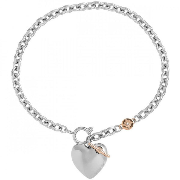 Olivia Burton Jewellery Knot Heart Silver Bracelet 24100035
