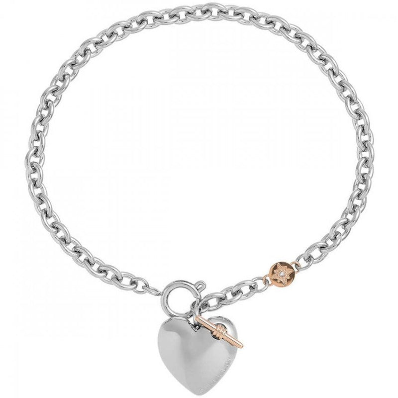 Olivia Burton Jewellery Knot Heart Silver Bracelet 24100035