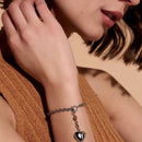 Olivia Burton Jewellery Knot Heart Silver Bracelet 24100035