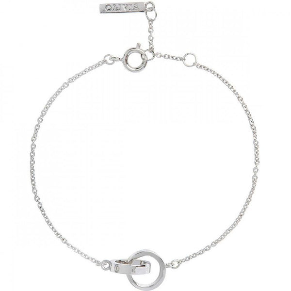 Olivia Burton Jewellery Interlink Silver Bracelet OBJENB14B