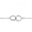 Olivia Burton Jewellery Interlink Silver Bracelet OBJENB14B