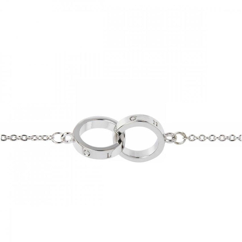 Olivia Burton Jewellery Interlink Silver Bracelet OBJENB14B