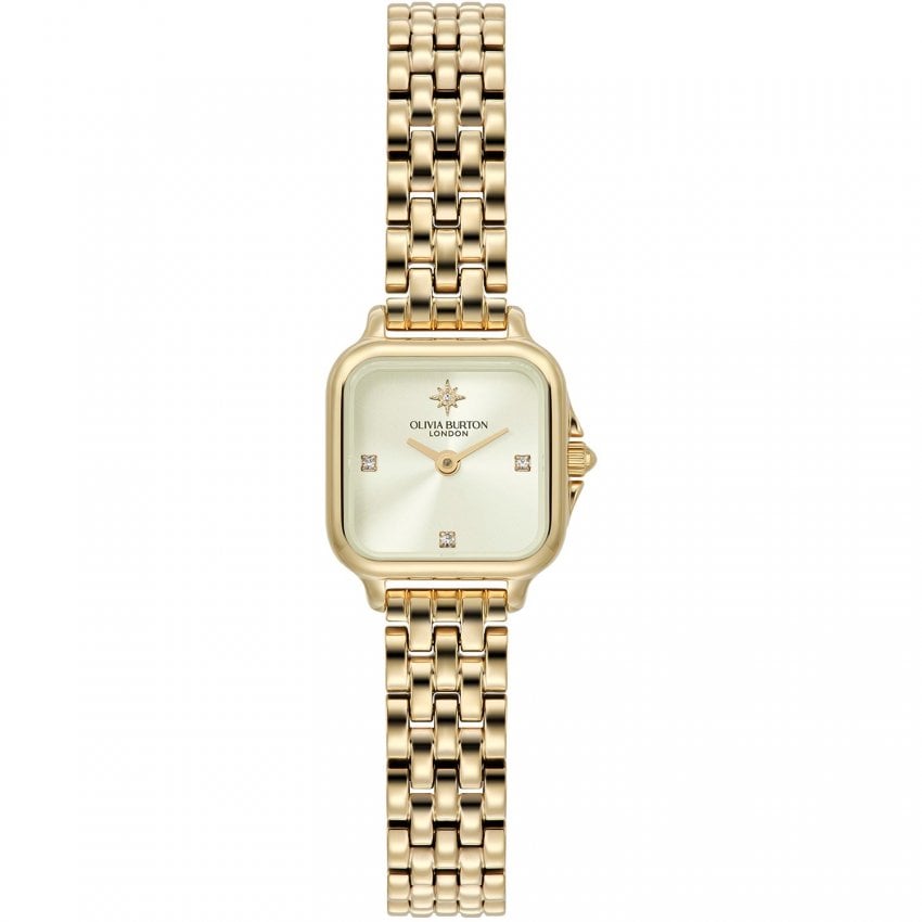 Olivia Burton Mini Grosvenor Ladies Gold Watch 24000257