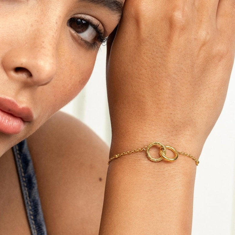 Olivia Burton Jewellery Amity Interlock Gold Bracelet 24100315