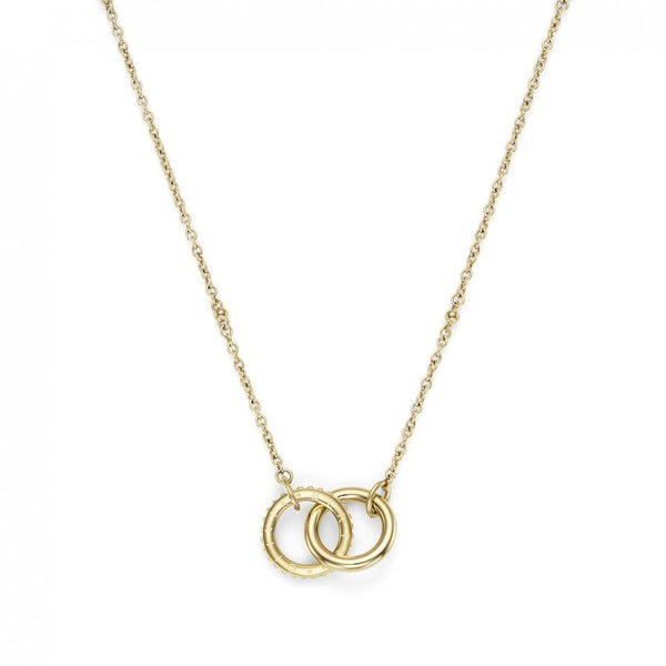 Olivia Burton Jewellery Amity Interlock Gold Necklace 24100312