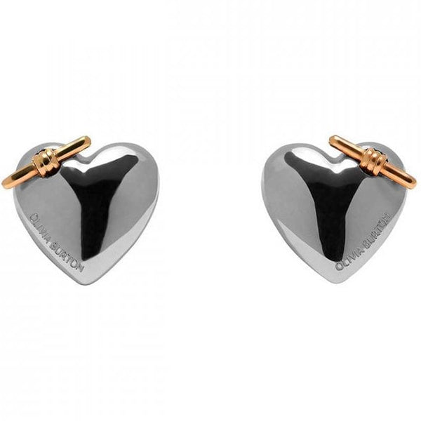 Olivia Burton Jewellery Knot Heart Silver Earrings 24100038