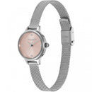 Olivia Burton Mini Classic Ladies Silver Pink Watch 24000244