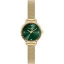 Olivia Burton Mini Classic Ladies Gold Green Watch 24000246