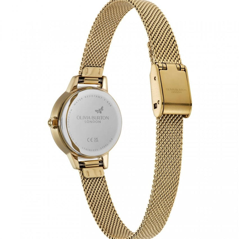 Olivia Burton Mini Classic Ladies Gold Green Watch 24000246