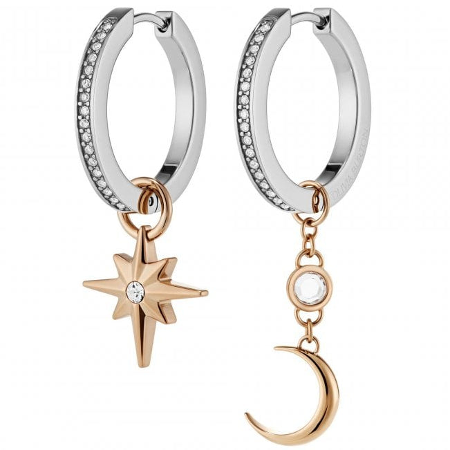 Olivia Burton Jewellery Celestial Star Two-Tone Hoop Earrings 24100472