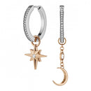 Olivia Burton Jewellery Celestial Star Two-Tone Hoop Earrings 24100472