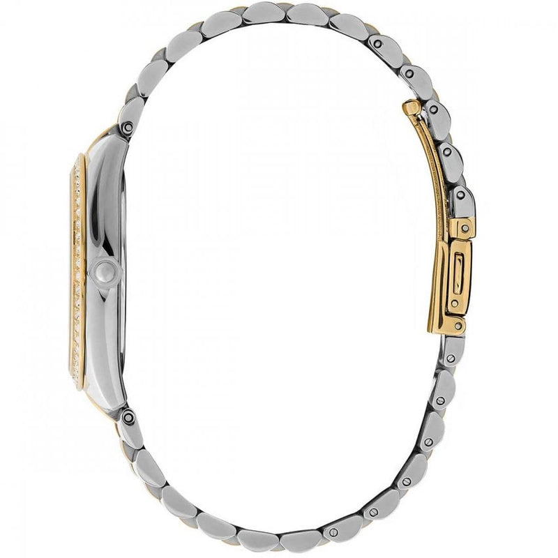 Olivia Burton Bejewelled Ladies Two-Tone Green Watch 24000137