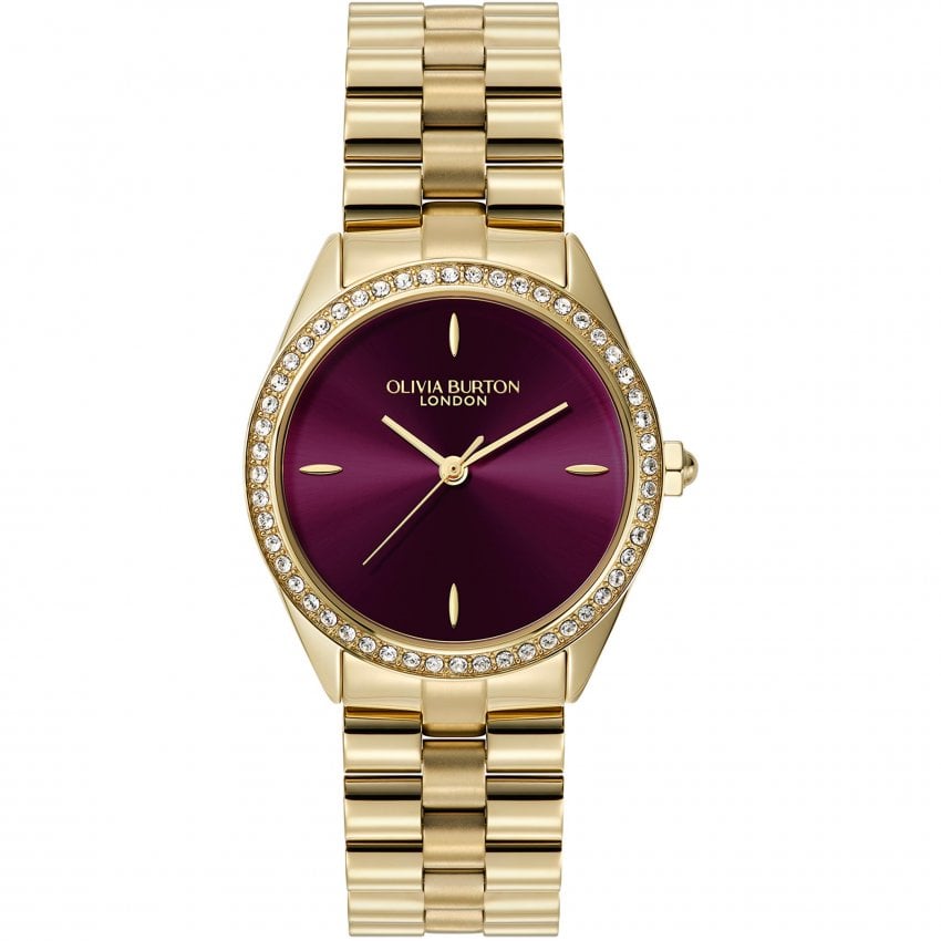 Olivia Burton Bejewelled Ladies Gold Watch 24000272