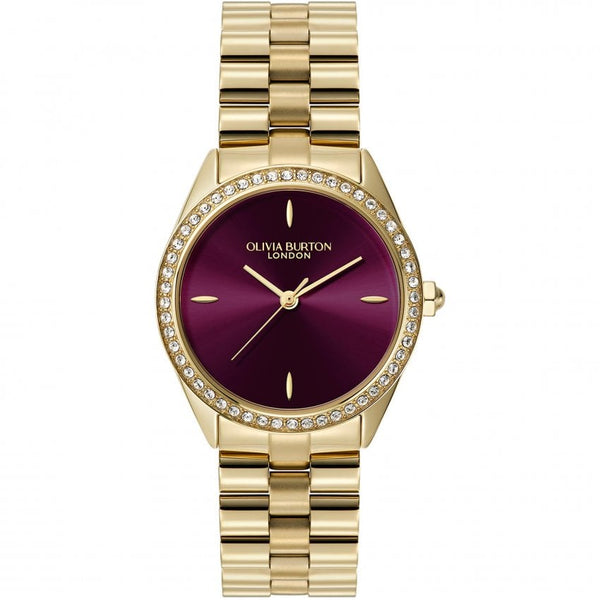 Olivia Burton Bejewelled Ladies Gold Watch 24000272