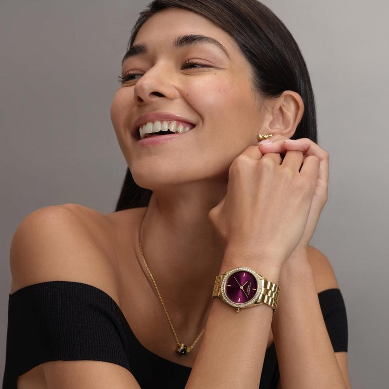 Olivia Burton Bejewelled Ladies Gold Watch 24000272