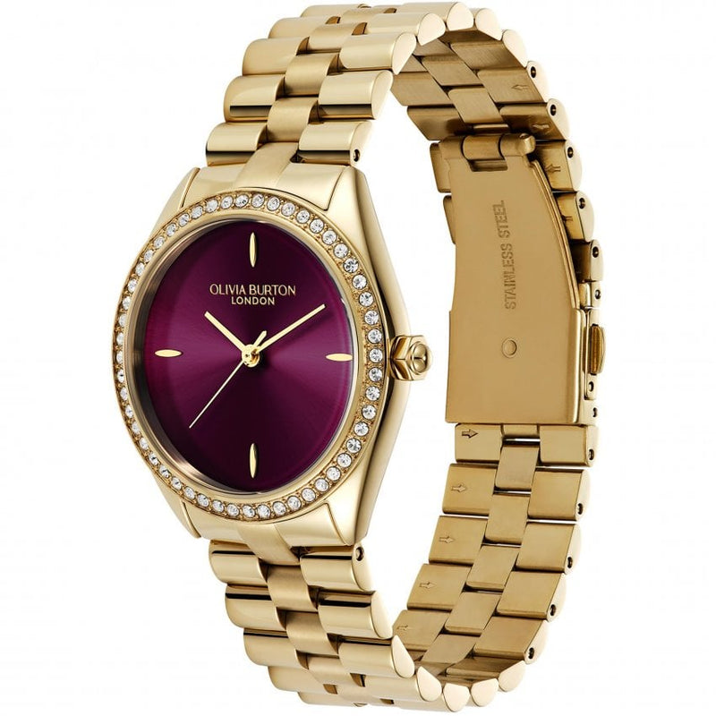 Olivia Burton Bejewelled Ladies Gold Watch 24000272