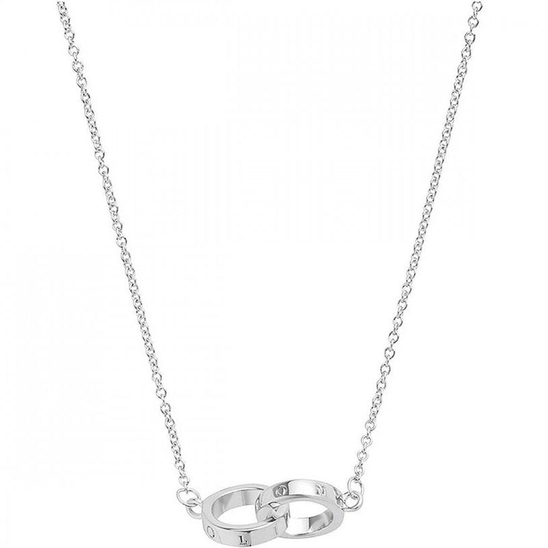 Olivia Burton Jewellery Interlink Silver Necklace OBJ16ENN54