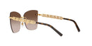 Dolce & Gabbana Cat-Eye Sunglasses Gold And Brown  DG2289 02/13
