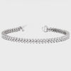 Round Diamond Double Row Tennis Bracelet