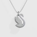 Swarovski Swan Pendant Necklace White 5647872
