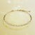 Swarovski Constella Paperclip Necklace Round Cut Gold 5683354