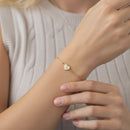 Diamond Heart Motif Bracelet