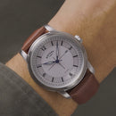 Rotary Heritage Field Men's Watch Silver / Brown Leather RGS10005/06