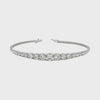 Round Diamond Progressive Tennis Bracelet