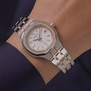 Rotary Brilliance Octagonal Ladies Watch Rose Two-Tone RLB10015/01