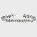 Round Diamond S Tennis Bracelet