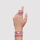 Swarovski Ladies Watch Pink Octagon Cut Crystals 5729843