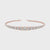 Round Diamond Progressive Tennis Bracelet