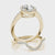 Round Halo Pavé Engagement Ring