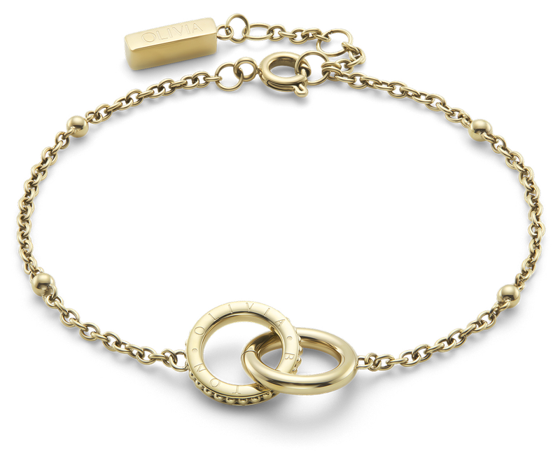 Olivia Burton Lea & Amity Interlock Ladies Gold Watch And Jewellery Set 24070022