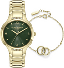 Olivia Burton Lea & Amity Interlock Ladies Gold Watch And Jewellery Set 24070022