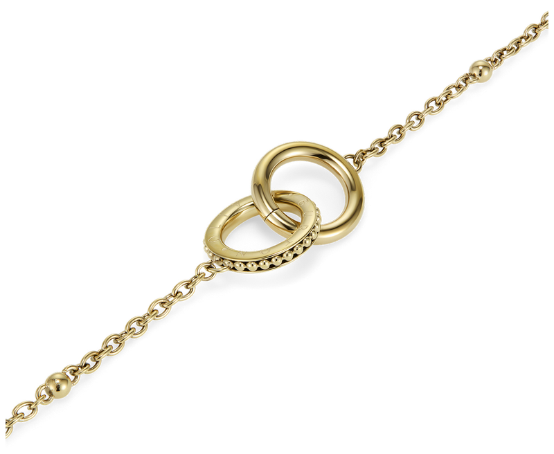 Olivia Burton Lea & Amity Interlock Ladies Gold Watch And Jewellery Set 24070022