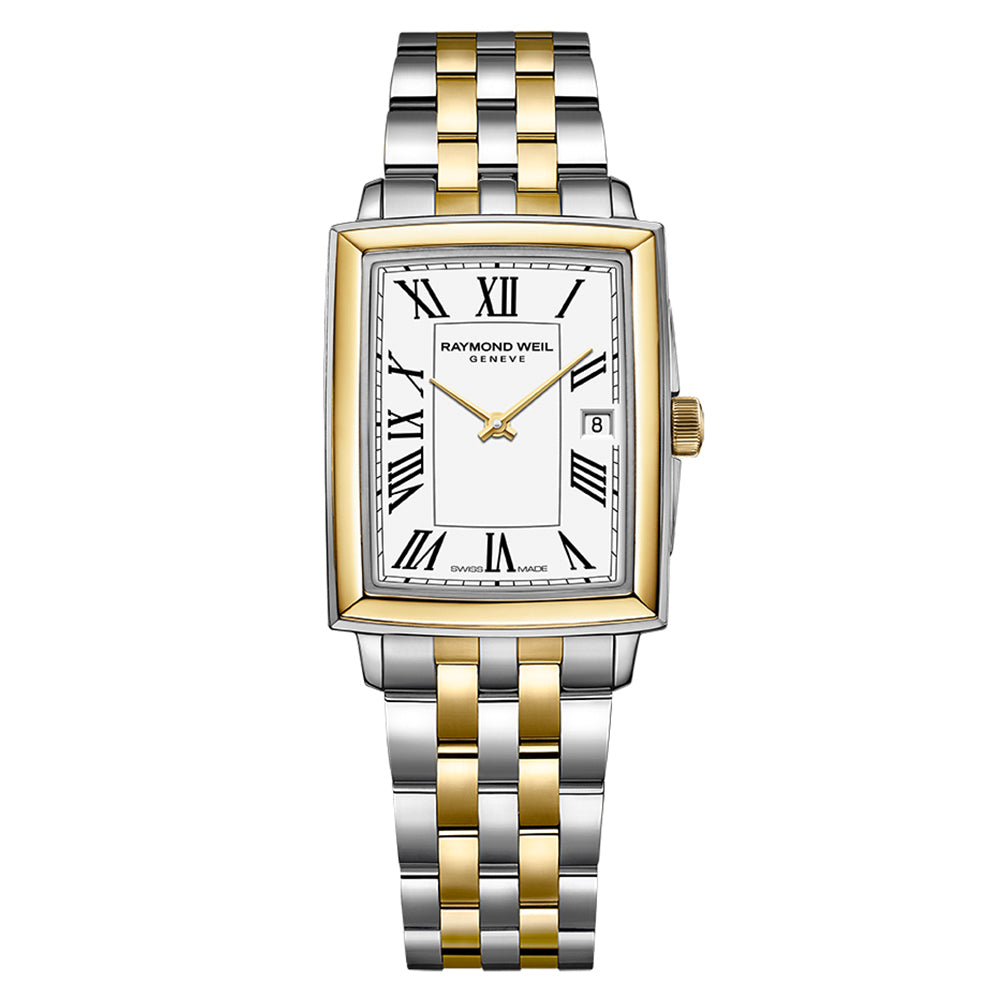 Raymond Weil Toccata Ladies Rectangular Watch Two-Tone 5925-STP-00300