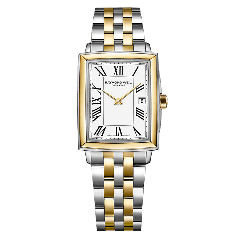 Raymond Weil Toccata Ladies Rectangular Watch Two-Tone 5925-STP-00300