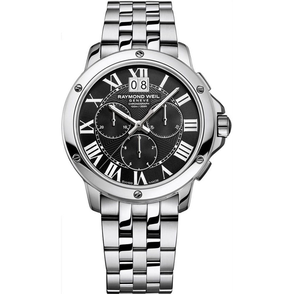 Raymond Weil Tango Men's Watch Black Dial Chronograph 4891-ST-00200
