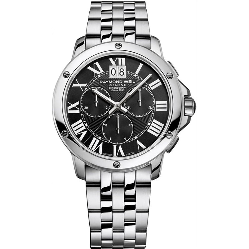 Raymond Weil Tango Men's Watch Black Dial Chronograph 4891-ST-00200