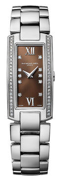 Raymond Weil Shine Ladies Watch Brown Dial Diamond 1500-ST1-00775