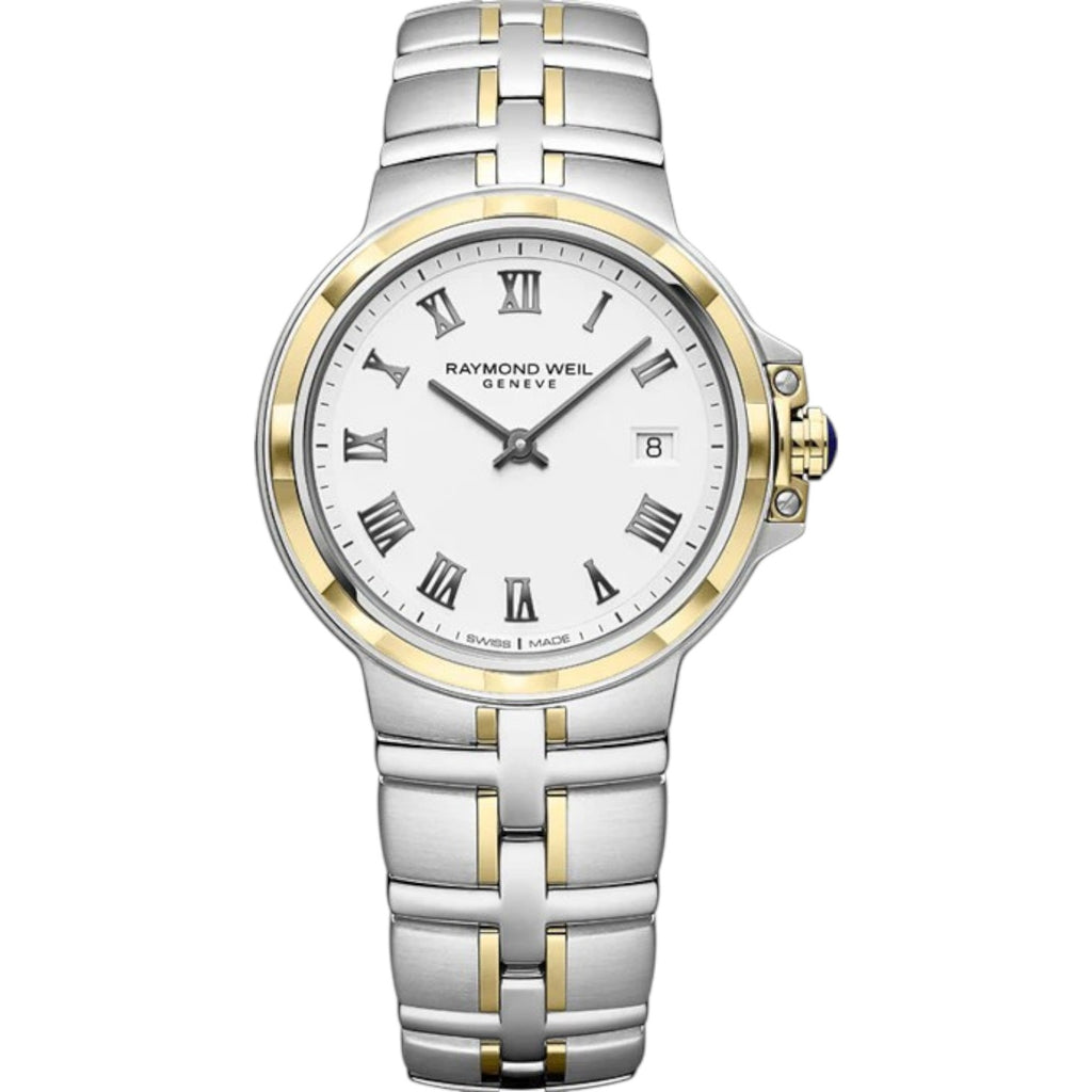 Raymond Weil Parsifal Ladies Watch Two-Tone  White Dial 5180-STP-00300