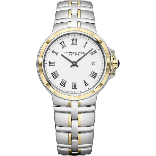 Raymond Weil Parsifal Ladies Watch Two-Tone  White Dial 5180-STP-00300
